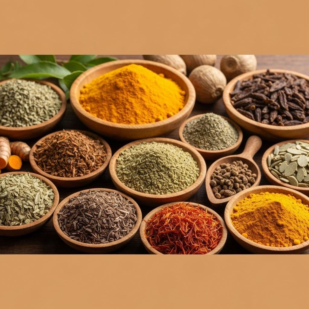 Natural  herbs and ingredients