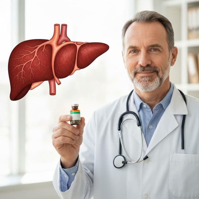 Doctor with herbal medicine