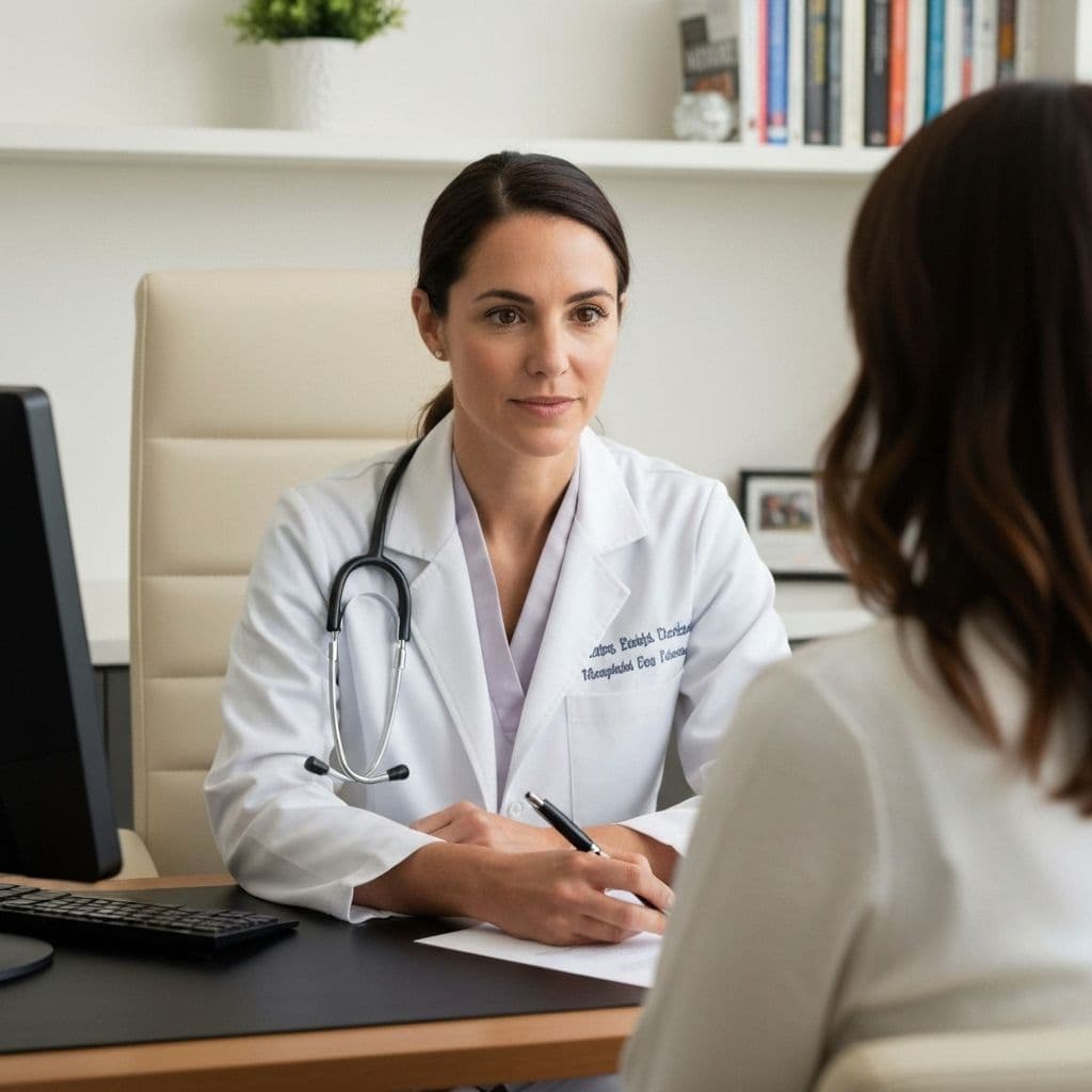 Professional doctor consultation